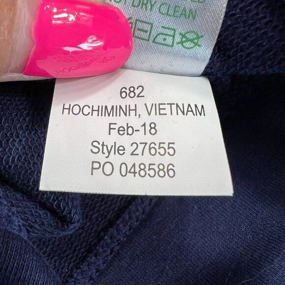 Lilly Pulitzer Skipper Popover Dress  UPF 50+ Navy Blue Size Small - Picture 6 of 11